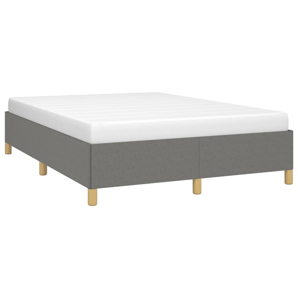 sengeramme uden madras 140x190 cm stof mørkegrå