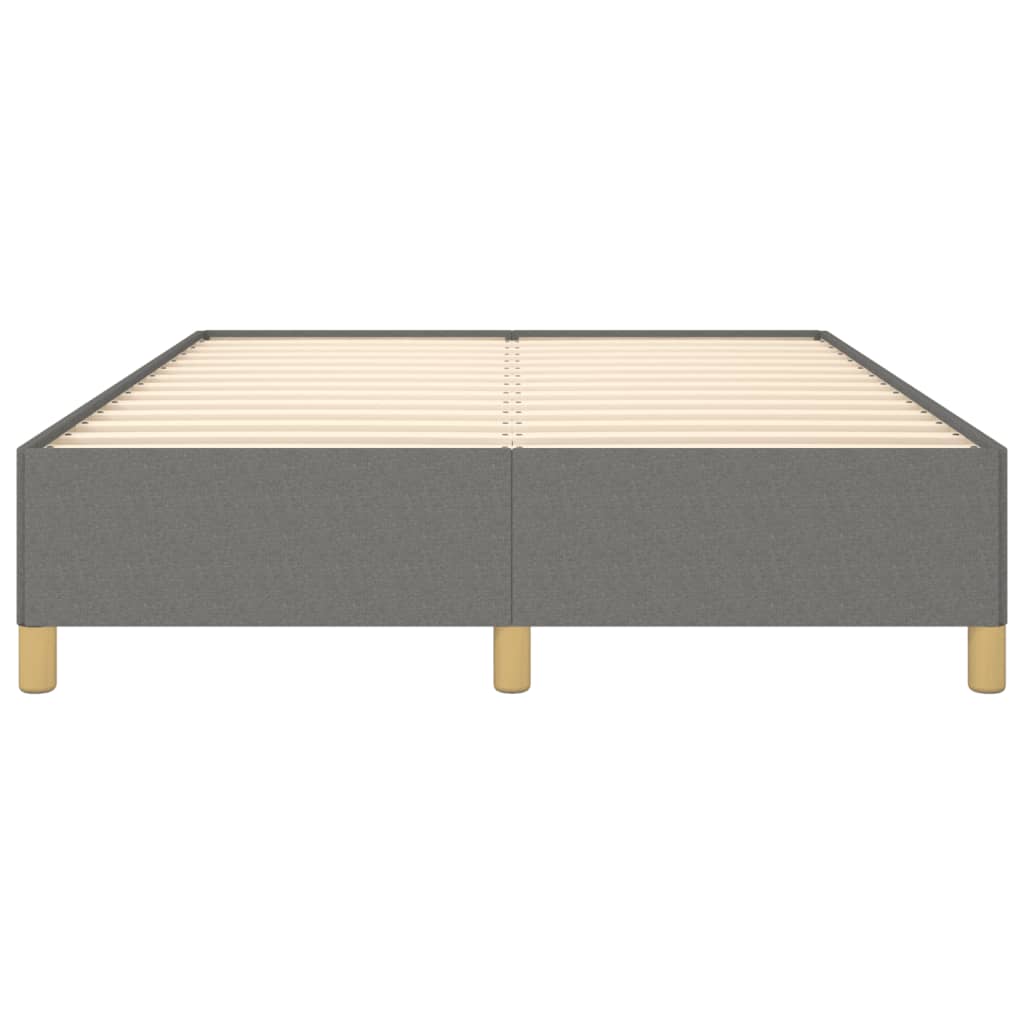 sengeramme uden madras 140x190 cm stof mørkegrå