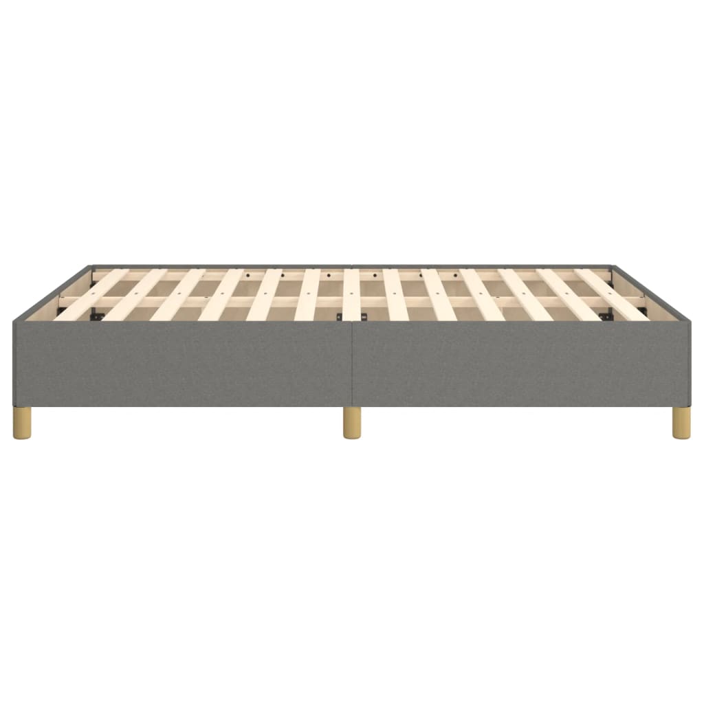 sengeramme uden madras 140x190 cm stof mørkegrå