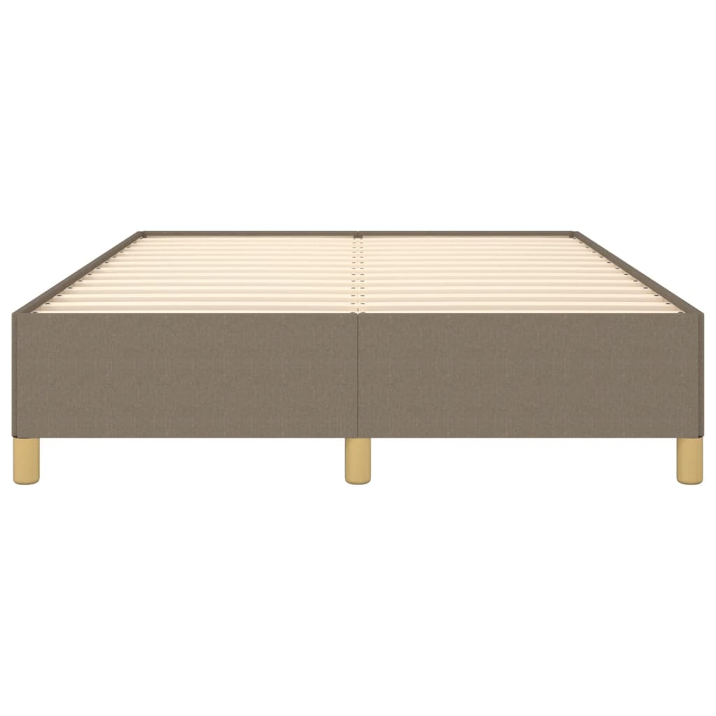 sengeramme uden madras 140x190 cm stof gråbrun