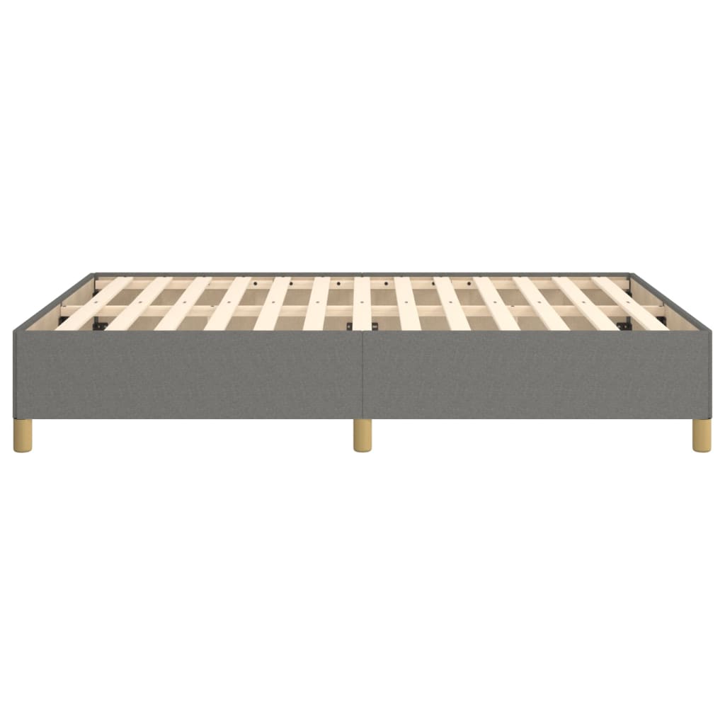 sengeramme uden madras 140x200 cm stof mørkegrå
