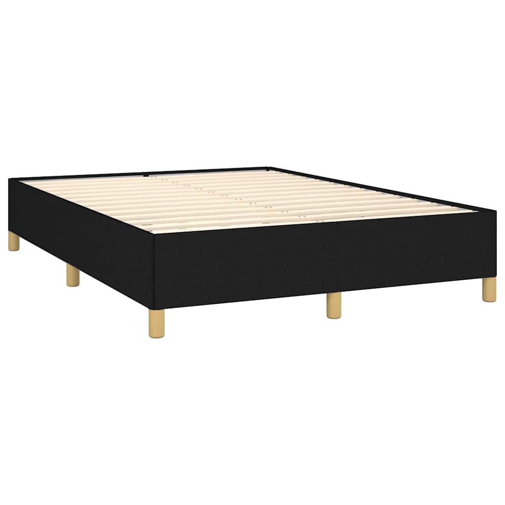 sengeramme uden madras 140x200 cm stof sort