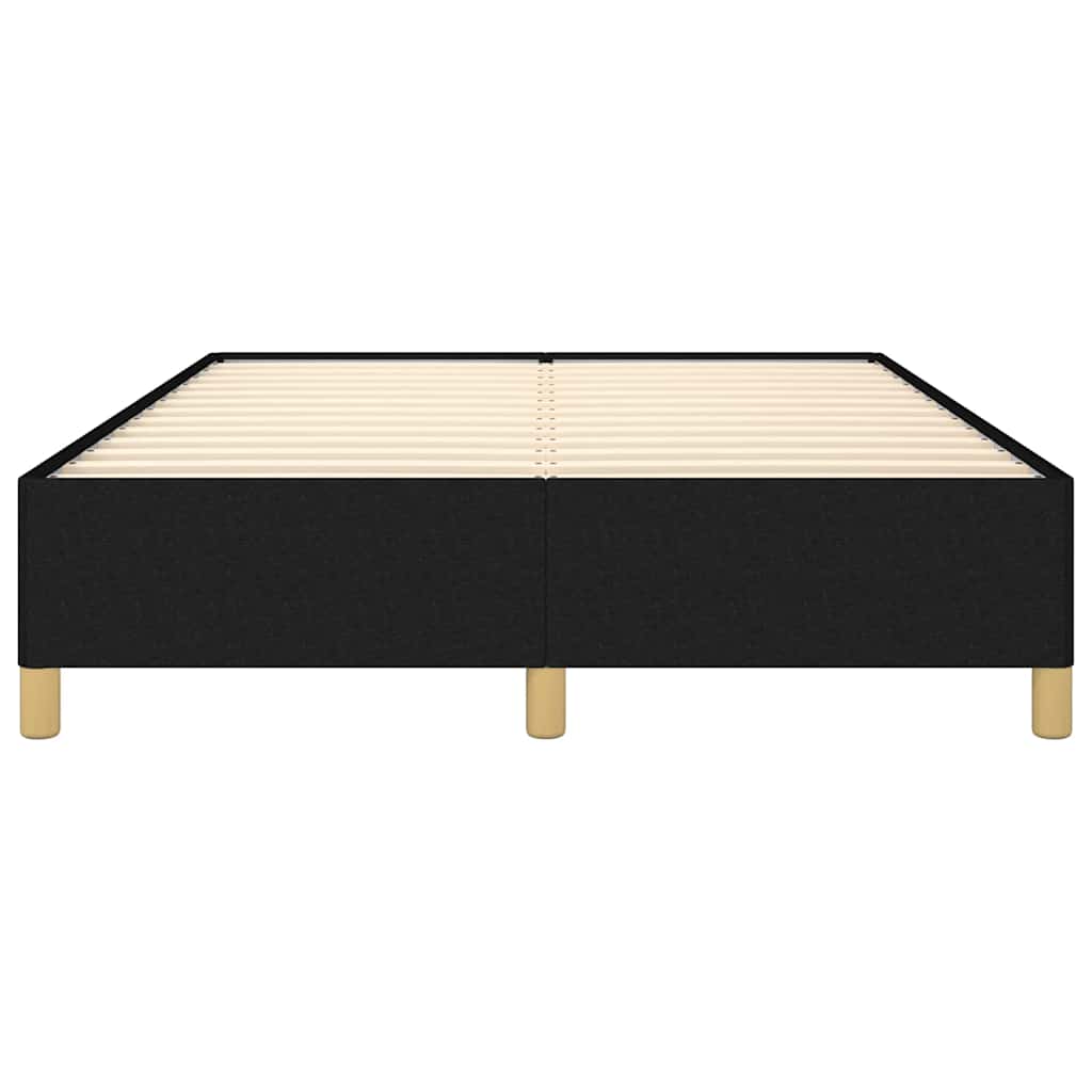 sengeramme uden madras 140x200 cm stof sort