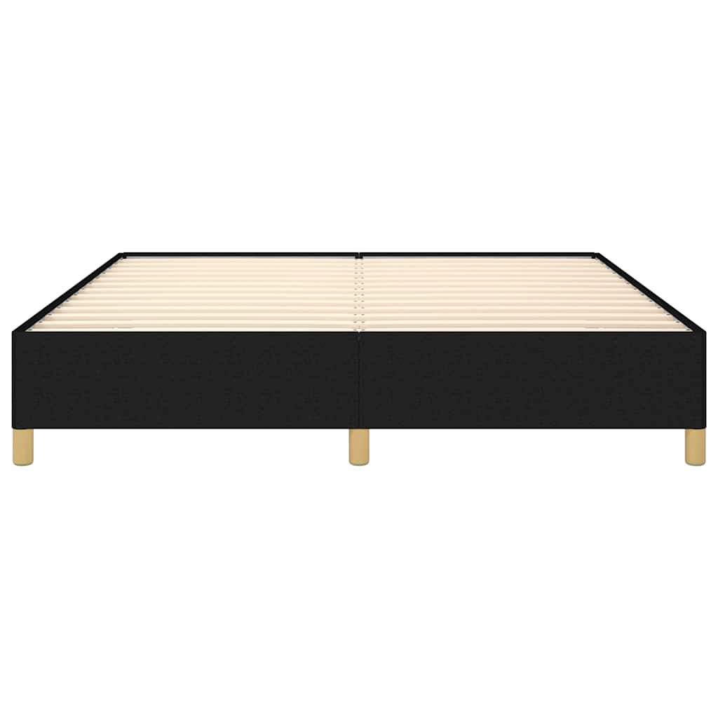 sengeramme uden madras 160x200 cm stof sort