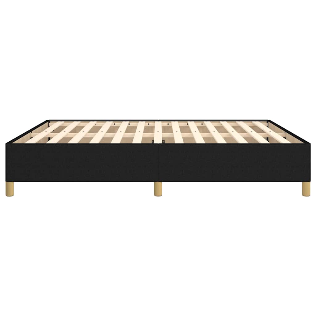 sengeramme uden madras 160x200 cm stof sort