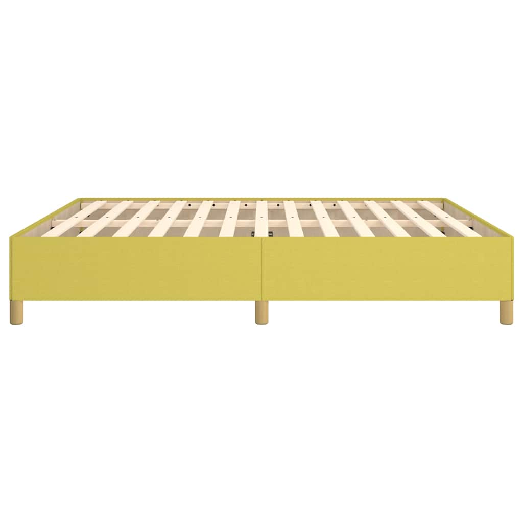 Sengeramme uden madras Grøn 180x200 cm Stof