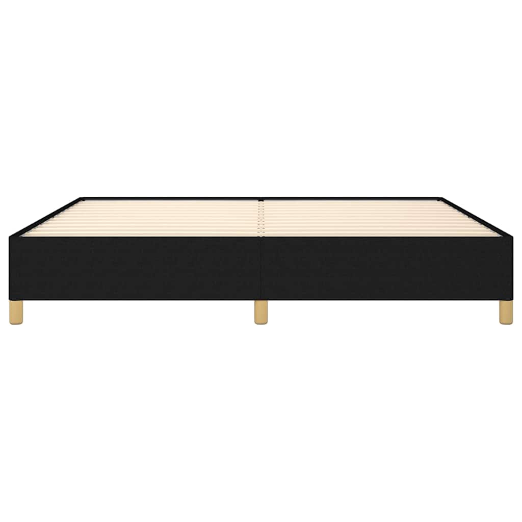 sengeramme uden madras 200x200 cm stof sort