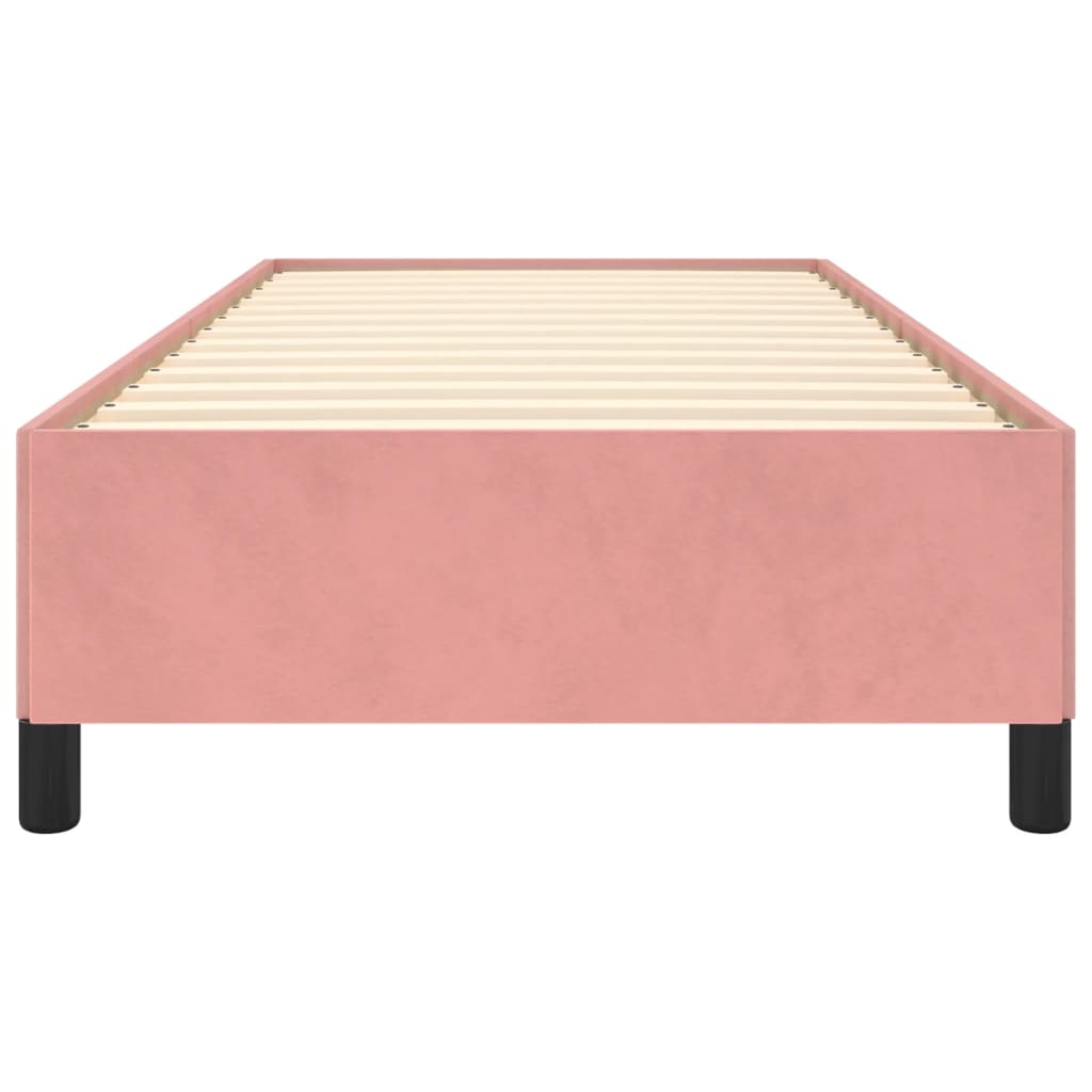 sengeramme 80x200 cm fløjl pink