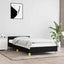 Sengeramme uden madras Sort 100x200 cm Stof