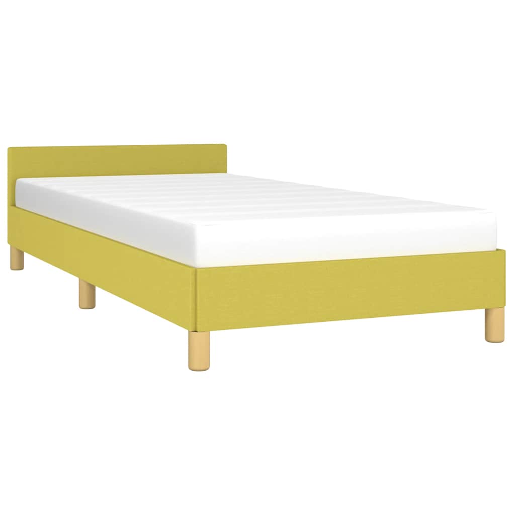 Sengeramme uden madras Grøn 100x200 cm Stof