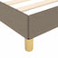 Sengeramme uden madras Taupe 120x200 cm Stof