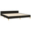 sengeramme uden madras 180x200 cm stof sort