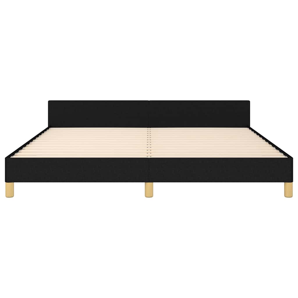 sengeramme uden madras 180x200 cm stof sort