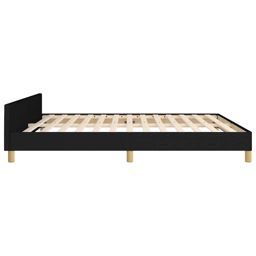 sengeramme uden madras 180x200 cm stof sort