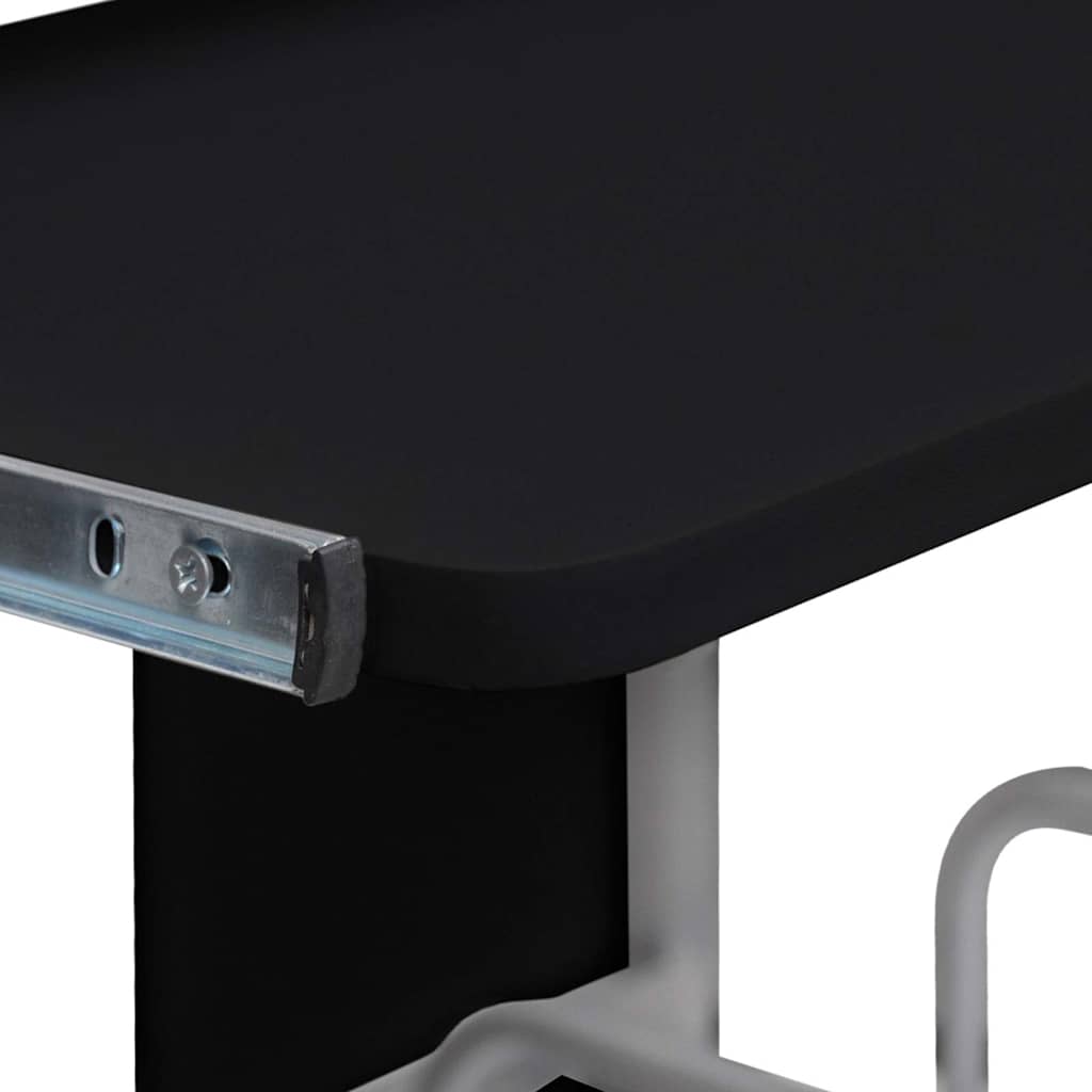 computerbord 110x52x88,5 cm konstrueret træ sort