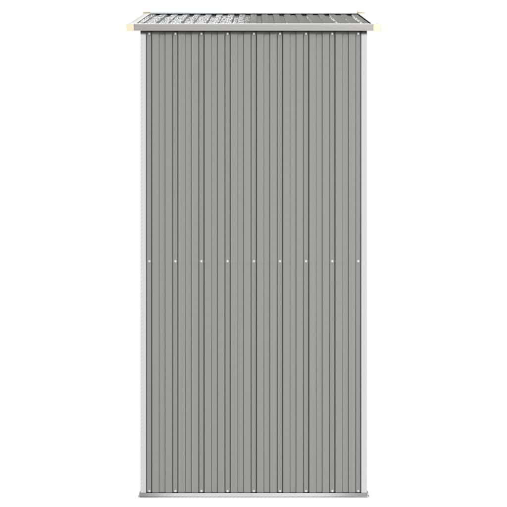 haveskur 192x108x223 cm galvaniseret stål lysegrå
