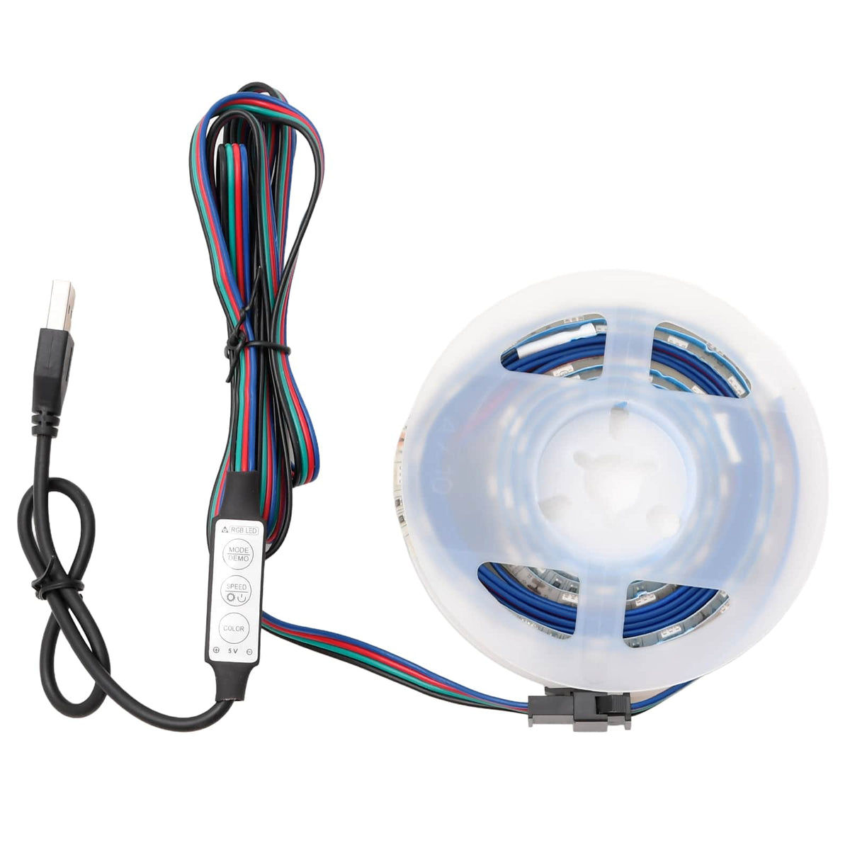 LED Strip 2 stk. Sort SMD5050