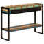 konsolbord 110x30x76 cm massivt genbrugstræ