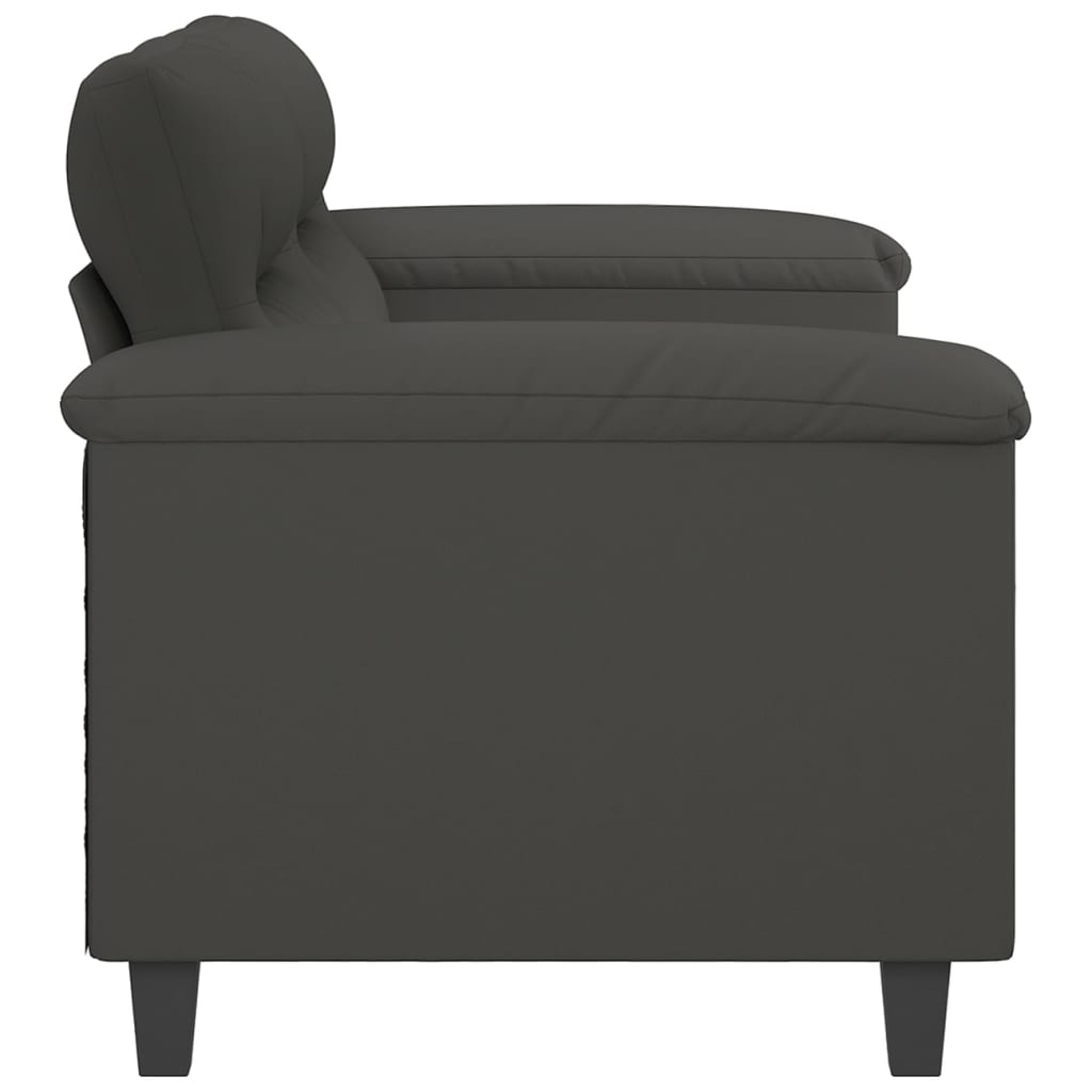 2-personers sofa 140 cm stof mikrofiberstof