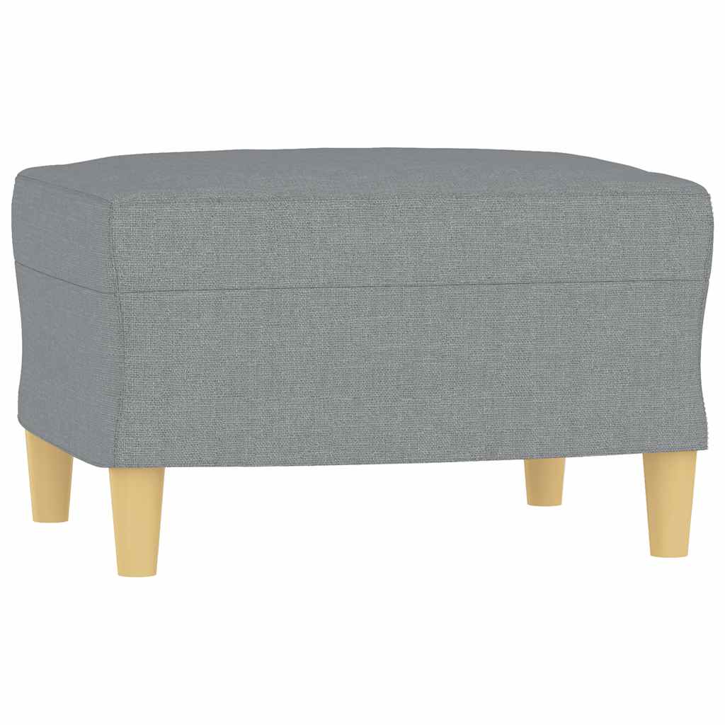fodskammel 60x50x41 cm stof grå
