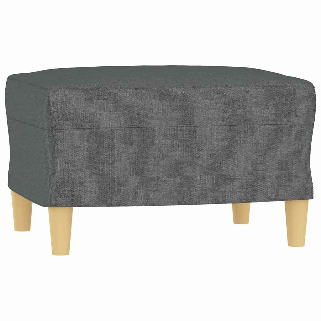 fodskammel 60x50x41 cm stof Mørkegrå