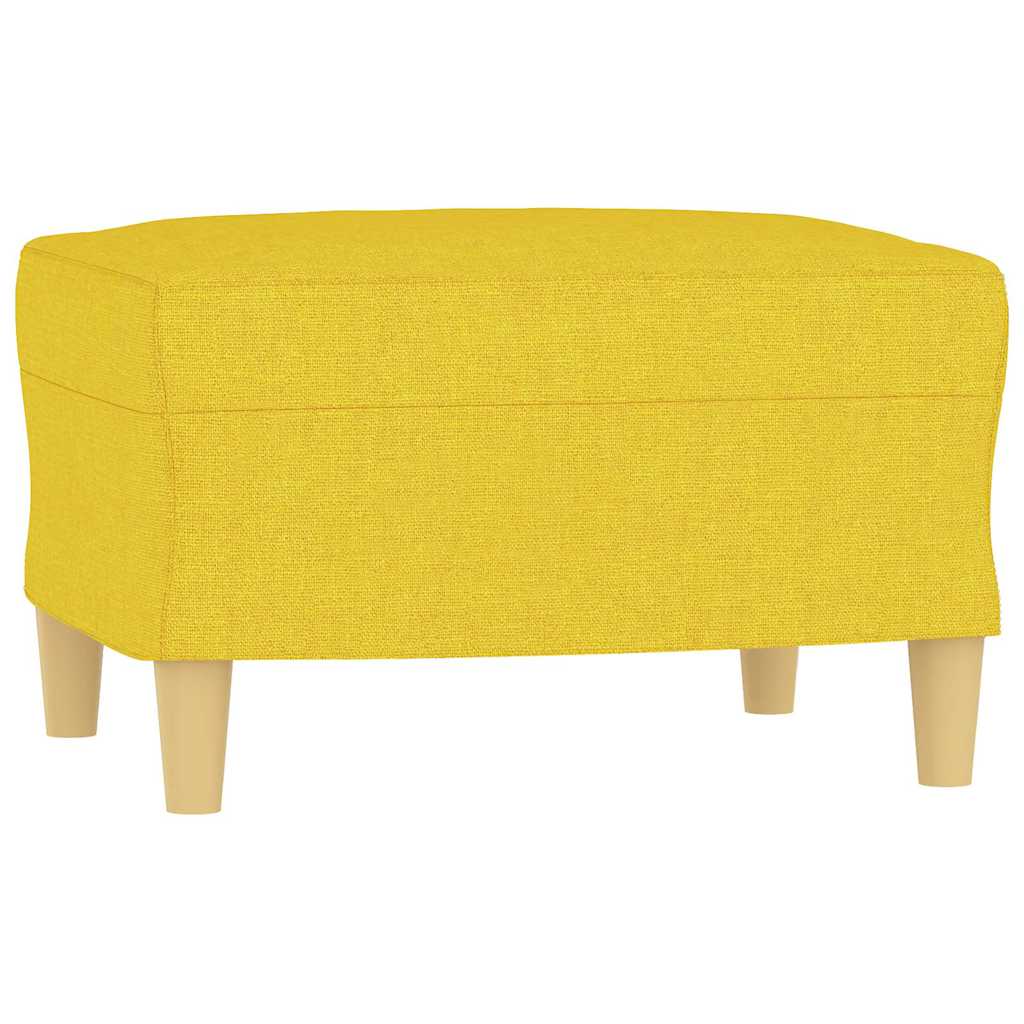 fodskammel 60x50x41 cm stof gul