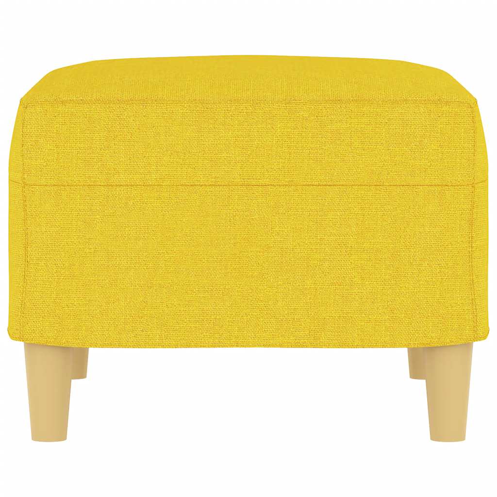fodskammel 60x50x41 cm stof gul