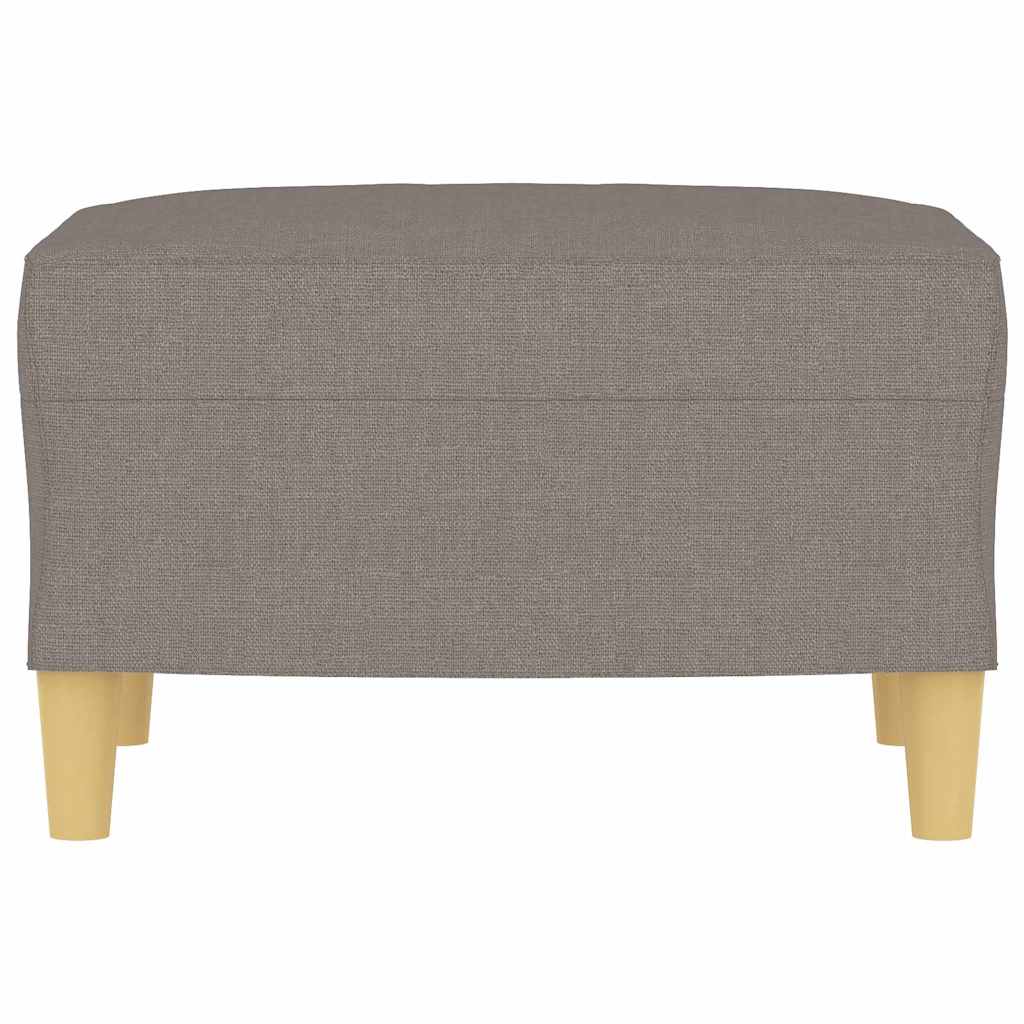 fodskammel 60x50x41 cm stof gråbrun