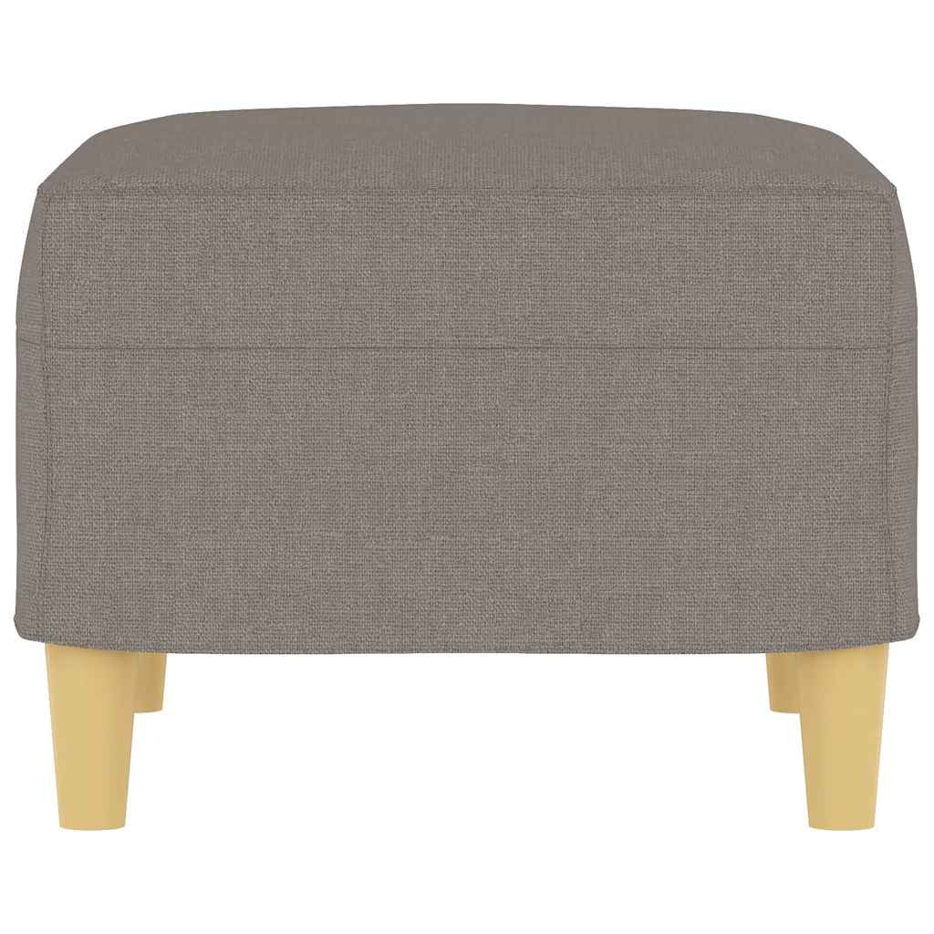 fodskammel 60x50x41 cm stof gråbrun