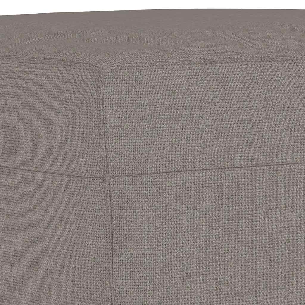 fodskammel 60x50x41 cm stof gråbrun