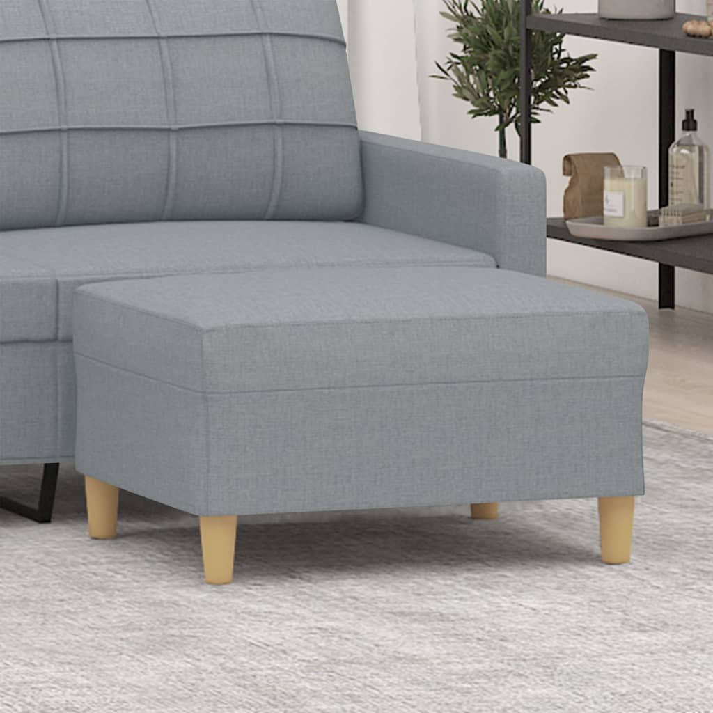fodskammel 70x55x41 cm stof grå