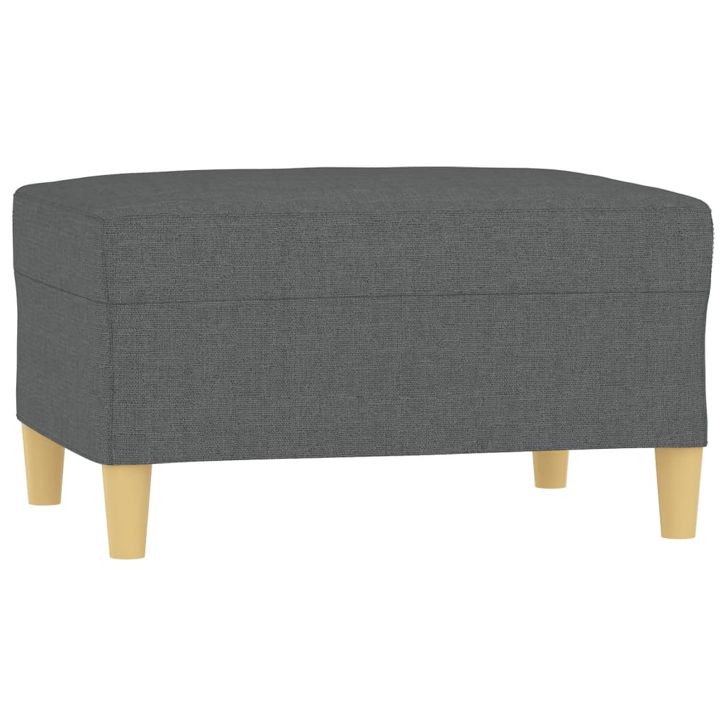 fodskammel 70x55x41 cm stof mørkegrå
