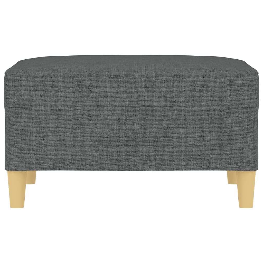 fodskammel 70x55x41 cm stof mørkegrå
