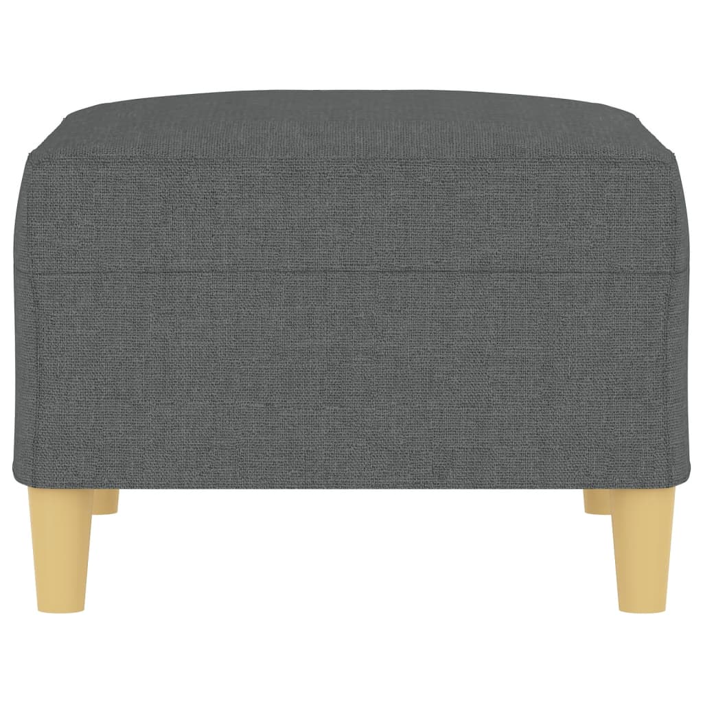 fodskammel 70x55x41 cm stof mørkegrå