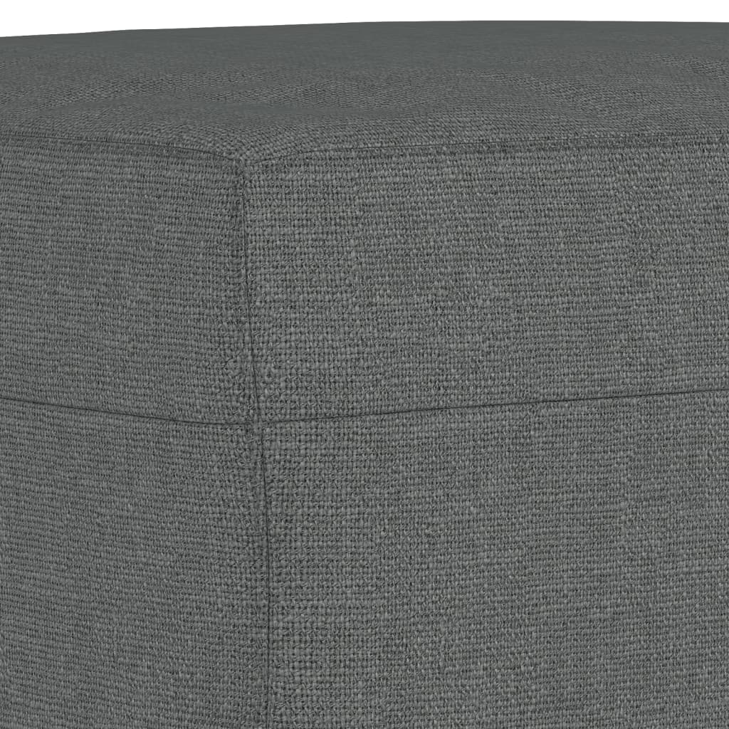 fodskammel 70x55x41 cm stof mørkegrå