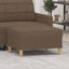 fodskammel 70x55x41 cm stof brun