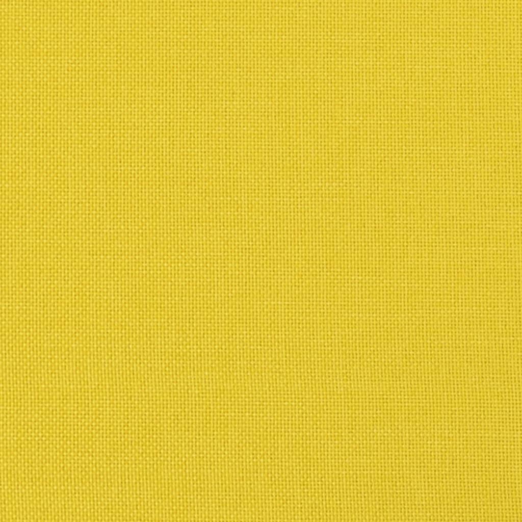 fodskammel 70x55x41 cm stof lysegul