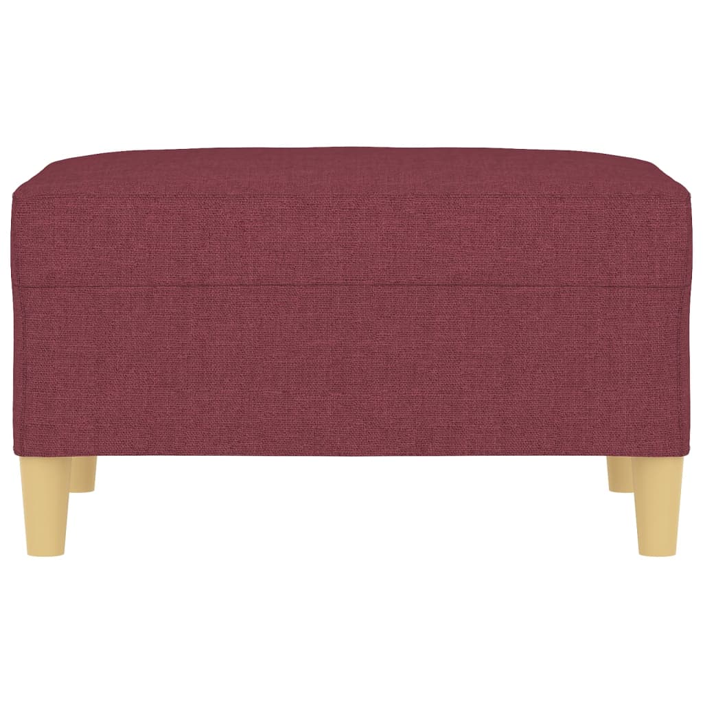 fodskammel 70x55x41 cm stof vinrød