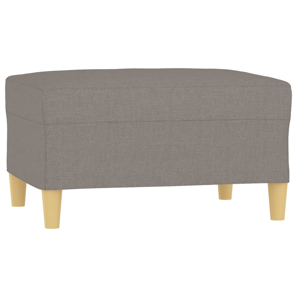 fodskammel 70x55x41 cm stof gråbrun