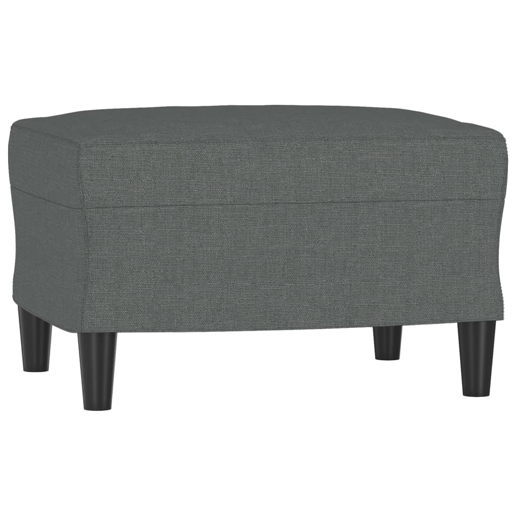 fodskammel 60x50x41 cm stof Mørkegrå