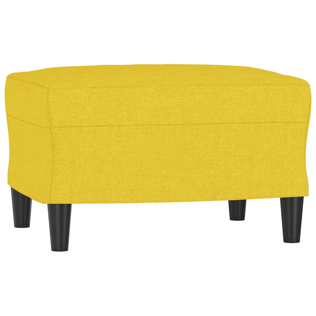 fodskammel 60x50x41 cm stof gul