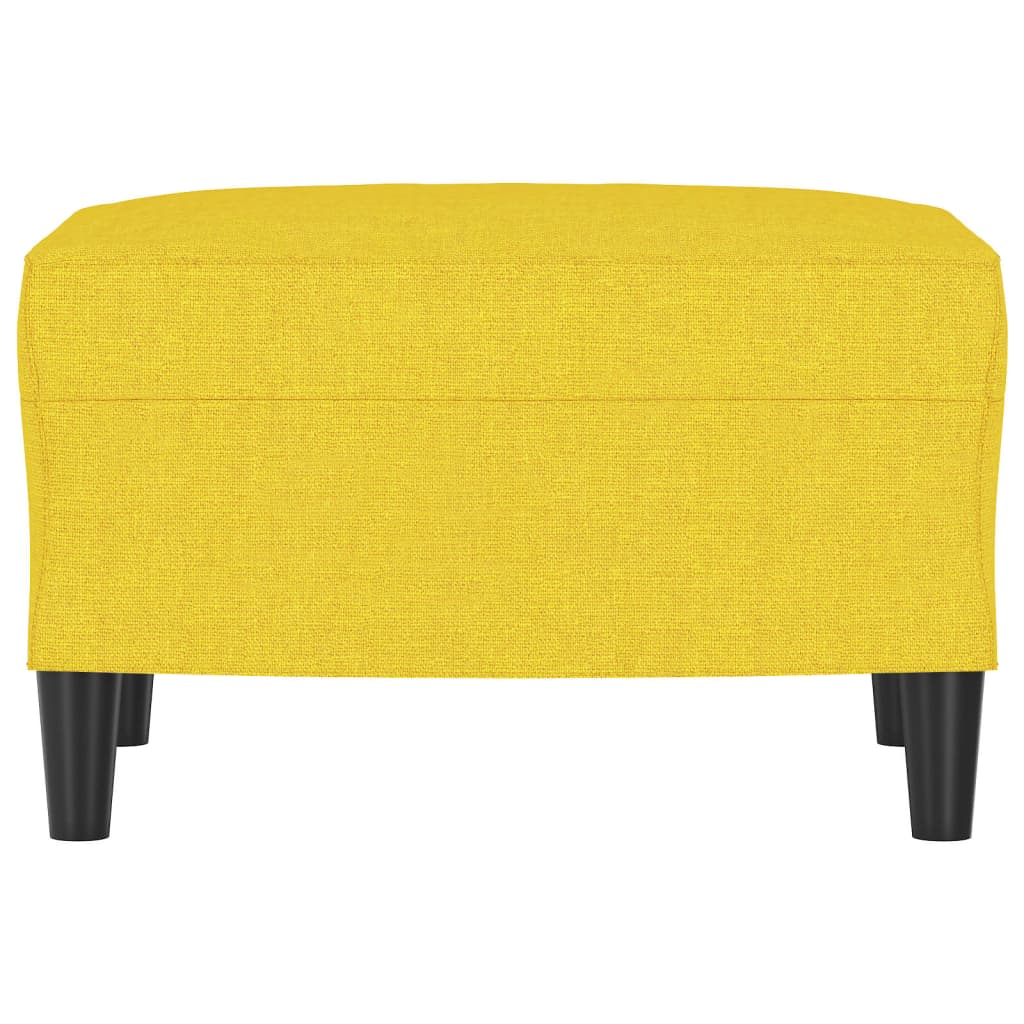 fodskammel 60x50x41 cm stof gul