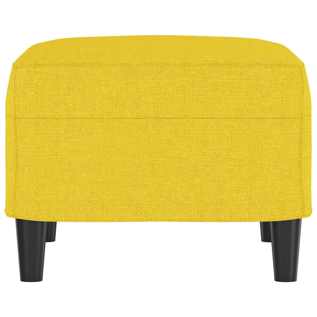 fodskammel 60x50x41 cm stof gul