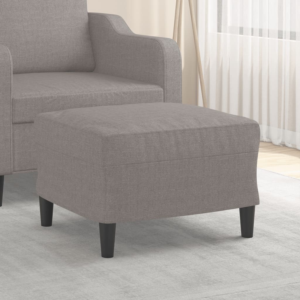 fodskammel 60x50x41 cm stof gråbrun