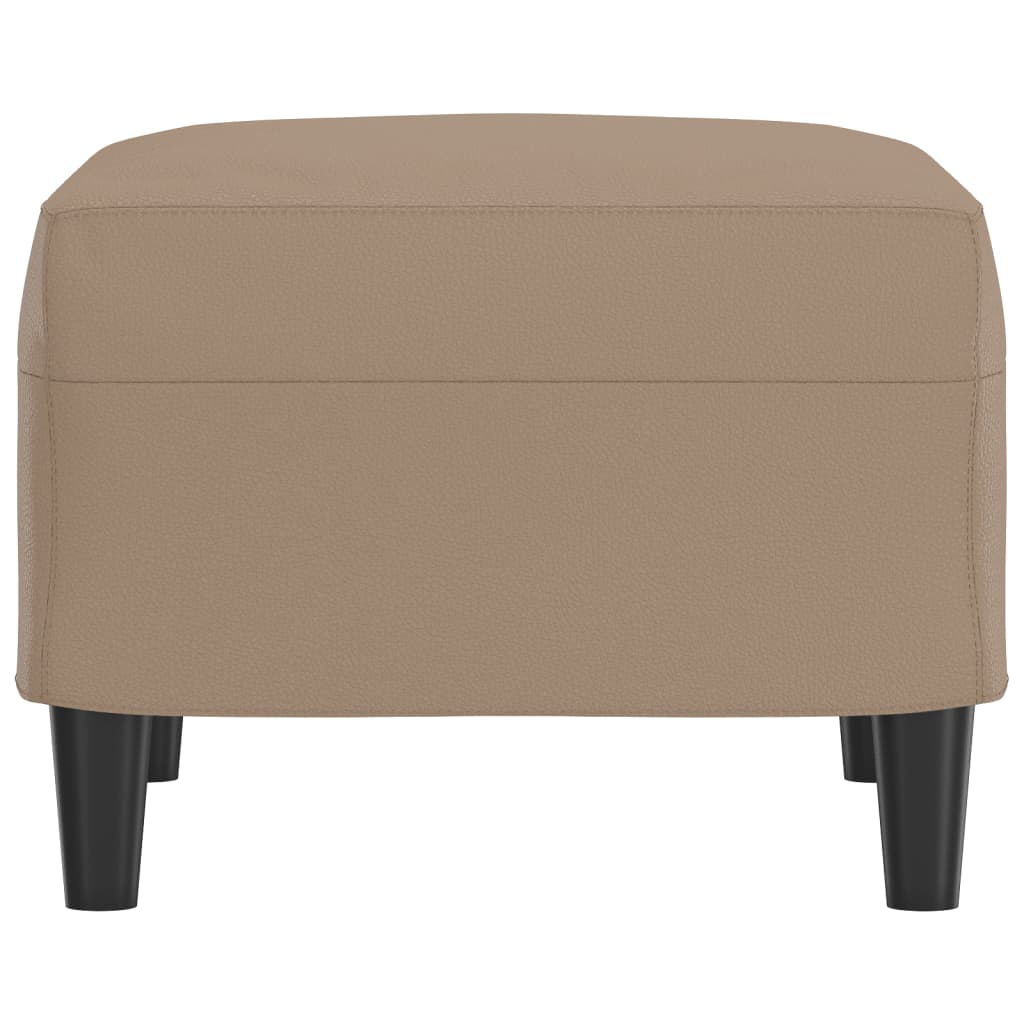 fodskammel 60x50x41 cm kunstlæder cappuccino