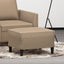 fodskammel 60x50x41 cm kunstlæder cappuccino