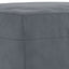 fodskammel 60x50x41 cm velour mørkegrå