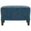 fodskammel 60x50x41 cm velour blå