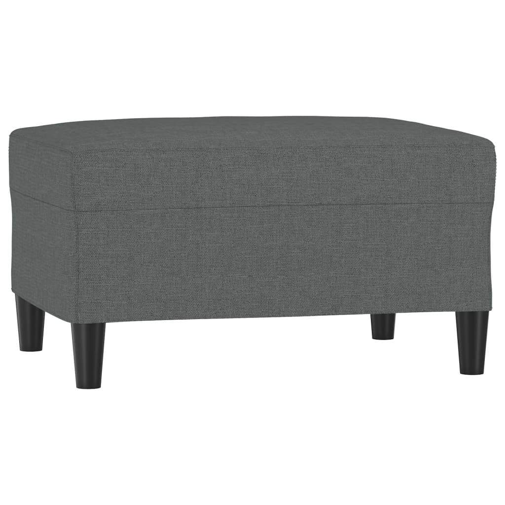 fodskammel 70x55x41 cm stof mørkegrå