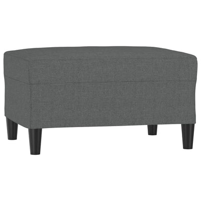 fodskammel 70x55x41 cm stof mørkegrå